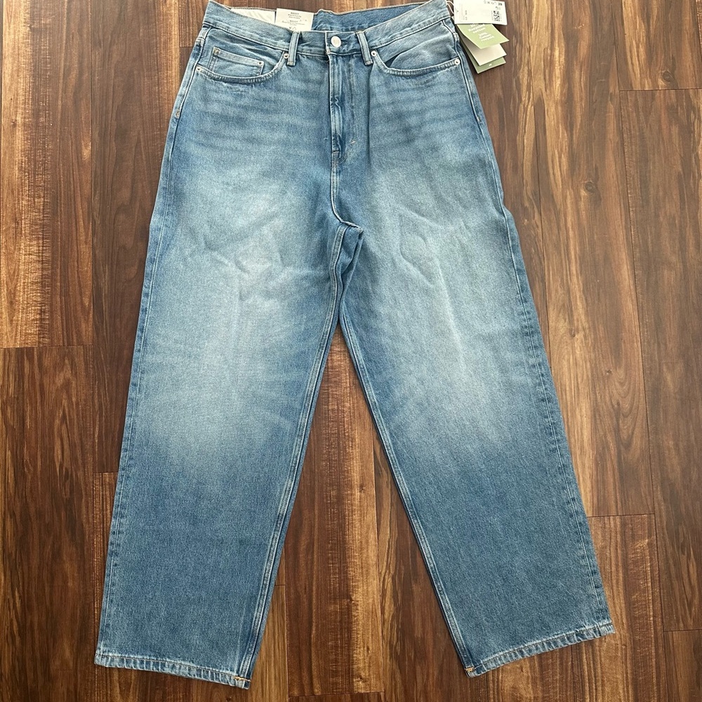 Men's H&M Baggy Fit Blue Jeans